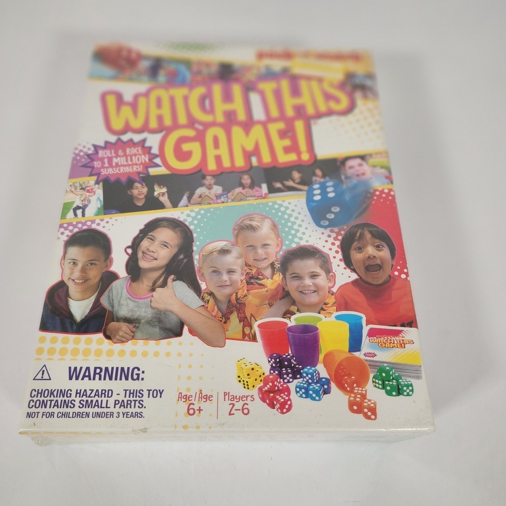 Watch This Game 2018 Buffalo Games Pocket.Watch Ryan's World NEW Sealed